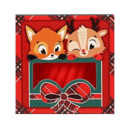 Developing tactile ball "Funny Friends", New Year's gift packaging, 1 pc., Mix color, crumb I-6