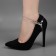 Shoe strap, silicone, 34 cm, 8 mm, 2 pcs, transparent color