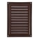 Ventilation grate Zein Lux RM1724KR, 170 x 240 mm, with a grid, metal, brown