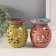 Aroma lamp ceramics "petals" mix 8.5x9x11 cm