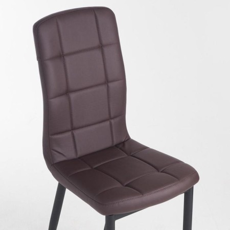 Chair "Quadro", black metal/aero wenge-1