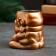 Figure Kashpo "Buddha" bronze, 8x8x7cm