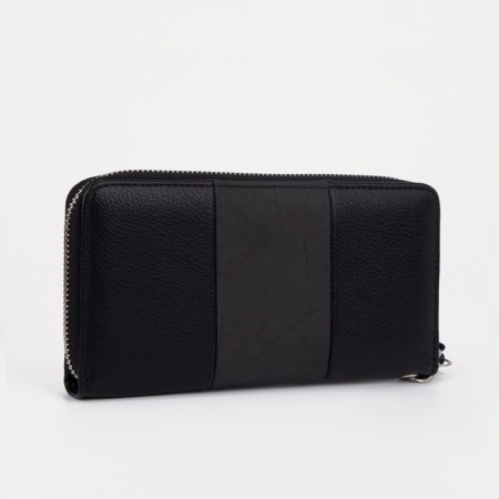 Women's wallet with lightning, black color-1