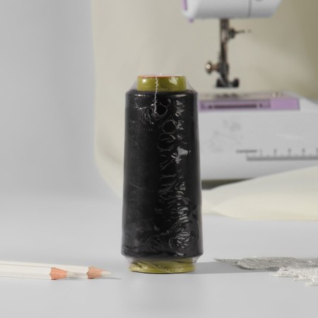 Thread 100no, 1500 m, black color-3