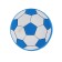 Handle Baby button KID 014, "soccer ball", rubber, white/blue