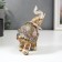 Souvenir Polystone "Elephant in Popon with sapphires" Mix under a tree 14x13x6 cm