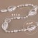 Beads on threads, 15 mm, 9 ± 1 m, the color is transparent