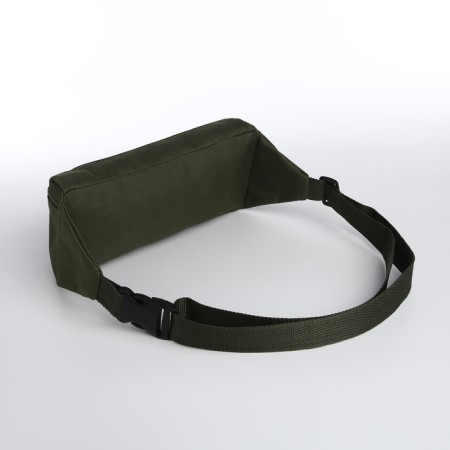 Lightning waist bag, outer pocket, khaki color-2