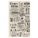 Towel of the kitchen share "Family Happiness" 35x60 cm, 100% HL, 160g/m2