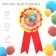 Medal for graduation "Graduate of kindergarten", 8 cm, Smeshariki