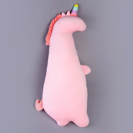 Soft toy-podushka "Unicorn", 80 cm, pink color-3