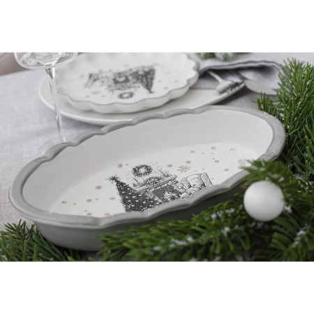 The baking dish of the Housing "Hugge", 28 × 17 × 4.9 cm, white color-6