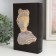 Safe Brush Tree leatherette "Apopolon" with gold 21x13x5 cm
