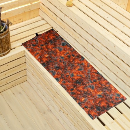 Rug-lane for the bath "Coals", 50 x 150cm
