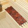 Rug-lane for the bath "Coals", 50 x 150cm