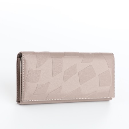 Women's wallet on magnets, gray color