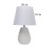 Table lamp "Melly" E14 40W white 19.5x19x, 5x31.5 cm