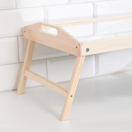 Folding breakfast table, 50 × 30cm, with handles, mirror-3