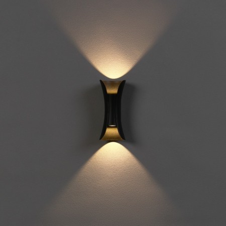 Facade lamp "Elegant", FSD-091, 6 W, 3000K, IP65, 220 V, Metal, Black-2