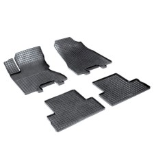 Rubber rugs ’grid’ for Nissan X-Trail (T31), 2007-2015
