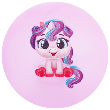 Children's ball zabiaka "Unicorn", D = 22 cm, 60 g, color mix-3