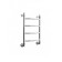 Dvin heated towel rail, r series, 60/40, 1 ″ –1/2 ″, universal