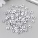 A set of beads with English letters "Astra" 6x6 mm, 150 pcs/pack