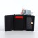 Women's wallet on the button, blue color