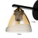 Bra "lines" 1x60W E27 Black/gold 22x11x11sm