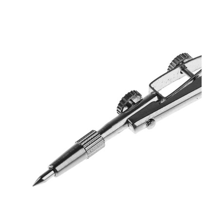 Metal compass in a plastic pencil case 110 mm, with barrels-4