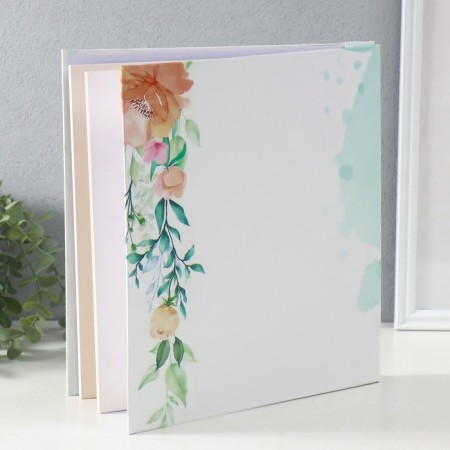 Photo album magnetic 20 sheets "Spring branch" 27x2.5x29 cm-1
