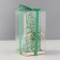 New Year's candle "Christmas tree" 10x5cm, green metallic
