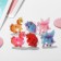 Children's ring "chosen" unicorns, shape mix, mix color, dimensionless
