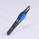 Pinzet begged, narrow, with a rubber insert, 9.5 cm, color mix