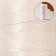 The threads are waxed, flat, 150d/16, 0.8 mm, 50 ± 2 m, white color