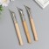 Changing wood, metal for painting on fabric in the "hot batik" set 3 pcs 18 cm