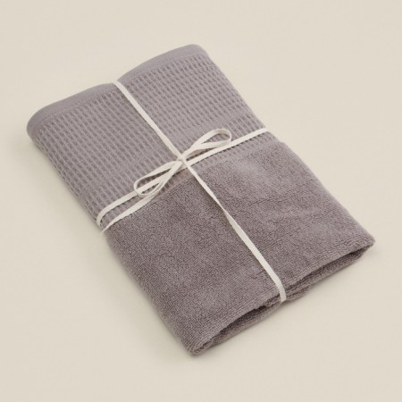 Trure -colored towel SL Home: Waffle "Soft Mist" 100x180 cm, 100% cotton, 490 g/m2-16