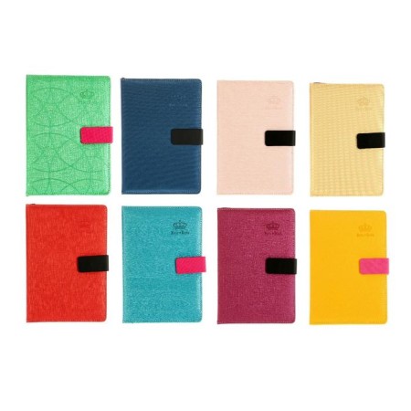 Organizer A5, with a header, 120 sheets in a ruler, PVC cover, mix