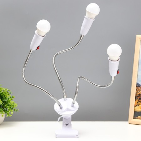 Cindle trio table lamp 3x15W E27 white 8x12x45cm-6