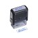 The stamp is automatic, with jokes, 14 x 38 mm, "All hu ** I! Remade!"