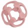 Silicone teething "Sphere", pink color, mum & baby