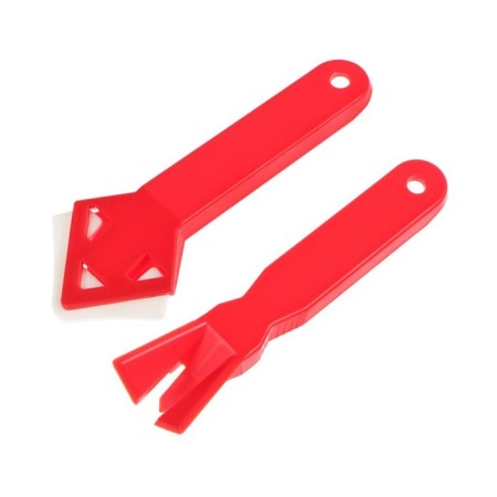 A spatula-scraper for a car