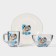 Breakfast Set "Faithful Friends", 3 items: mug 200 ml, salad bowl 450 ml, plate, MIX drawing