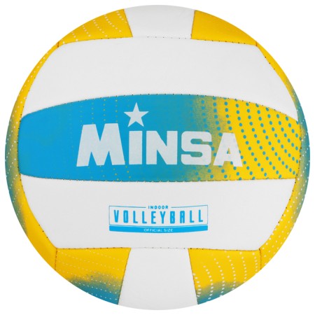 Volleyball Minsa, PU, ​​machine stitching, 18 panels, p. 5-4