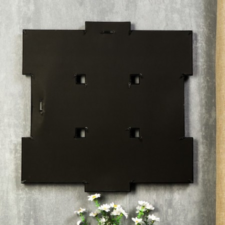 Photo frame plastic in 9 photos 10x15 cm "Family" for bronze 49x49 cm-3