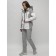 Ski suit female, size 42, white color