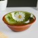 The "Appetitive" dish with painting, chamomile