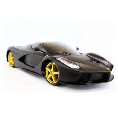 MASTO LAFERRARI machine, with light and sound, 1:24, black color with golden wheels-3