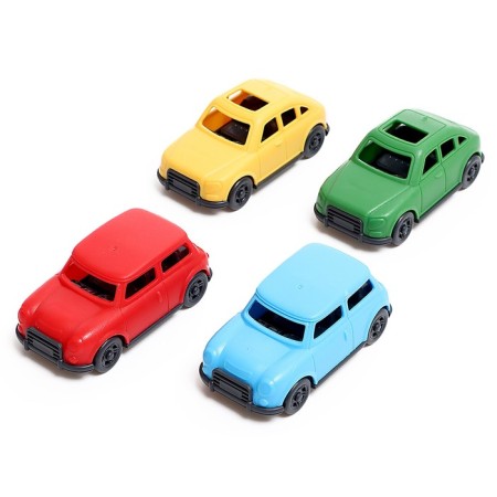 Ferry with cars, green color-1