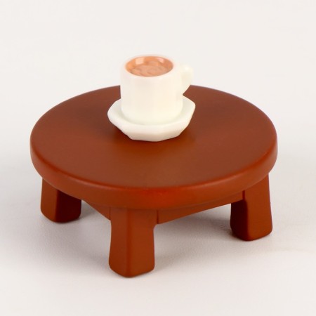 Miniature Puppet "Table with a cup", set 2 pcs., Size 1 pc. - 3.5 × 3.5 × 2.5 cm